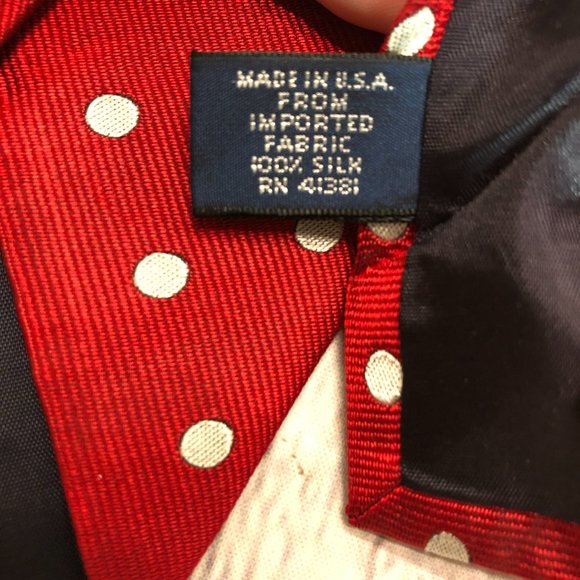 🛍🛍SOLD polo ralph lauren deep red neck tie - Picture 5 of 7